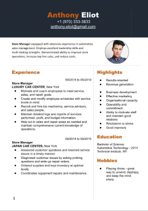 Resume Template 4