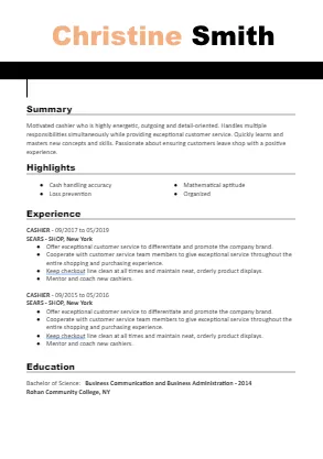 Resume Template 6